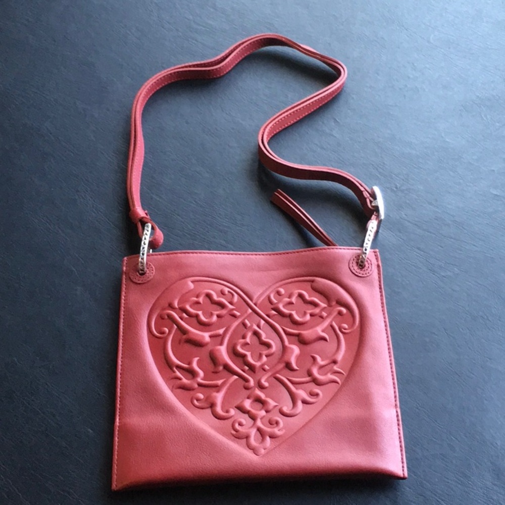 Red Purse with Embossed Heart